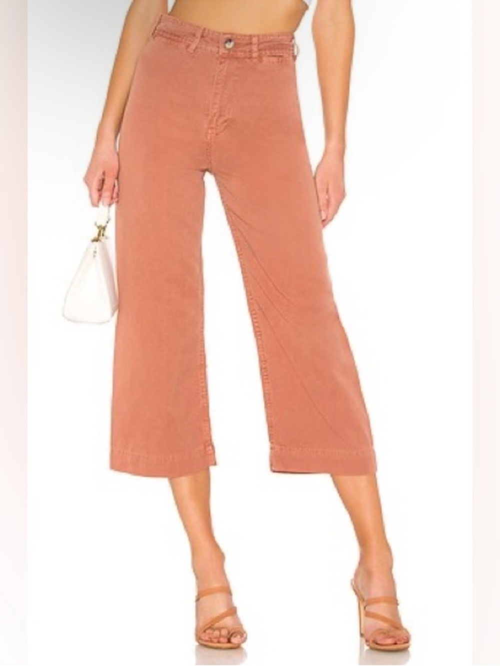 Free People We the Free Wide Leg Patti Pant in Rose